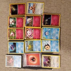 Assorted Pokémon cards